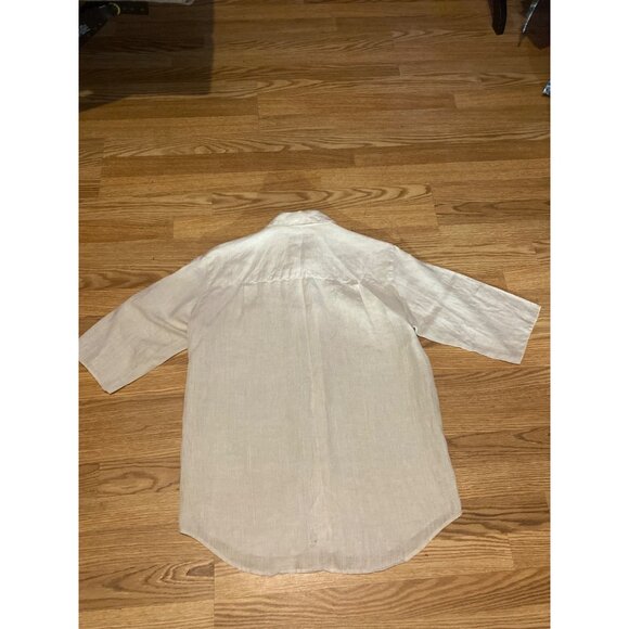Liz Claiborne lizspirt 100% Irish linen women's sz S Office lightweight casual - Picture 5 of 11